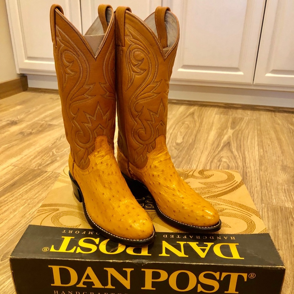 Ostrich Cowboy Boots